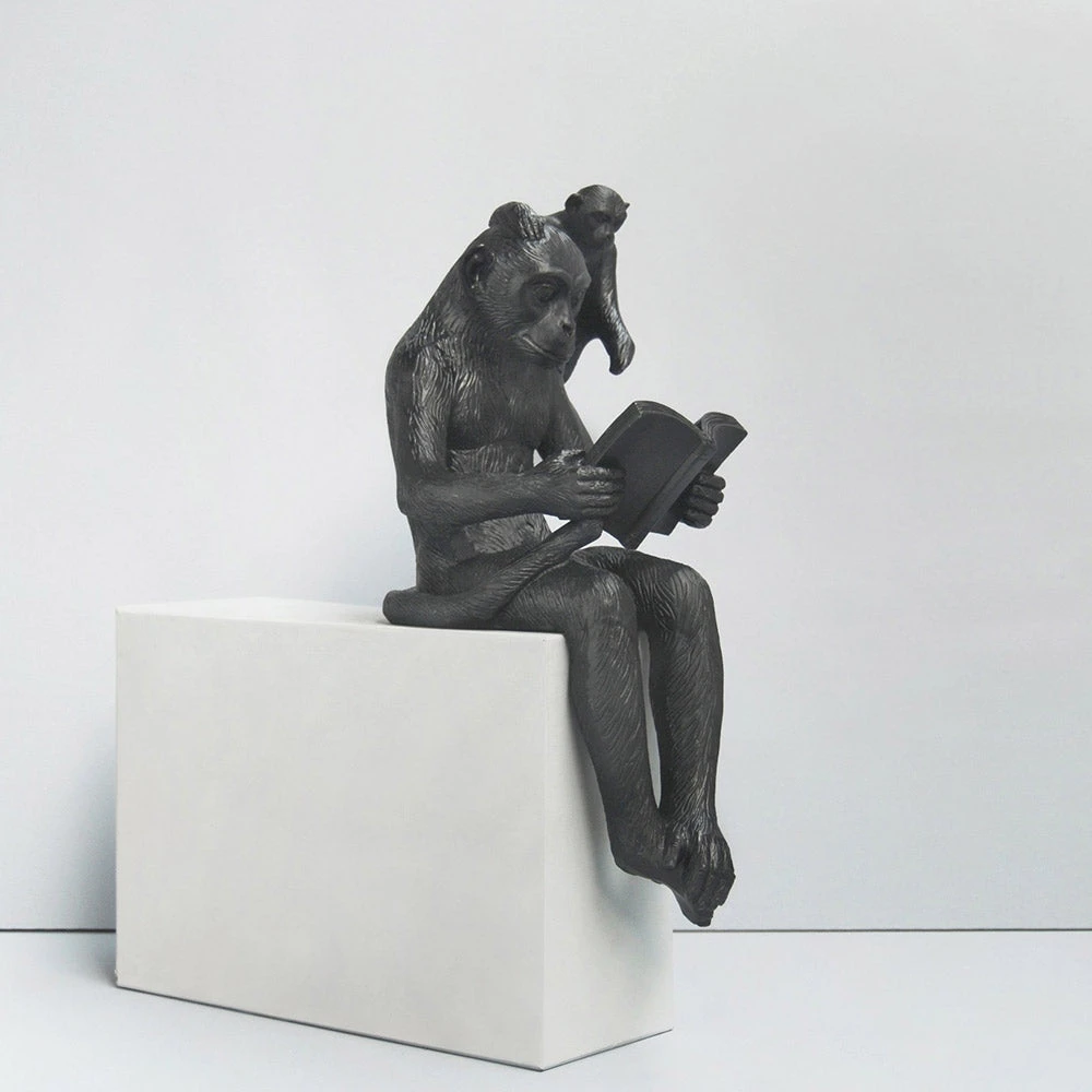 Shelf Monkeys Decor | White Moose For Dad 6 Shelf Monkeys Decor | White Moose For Dad