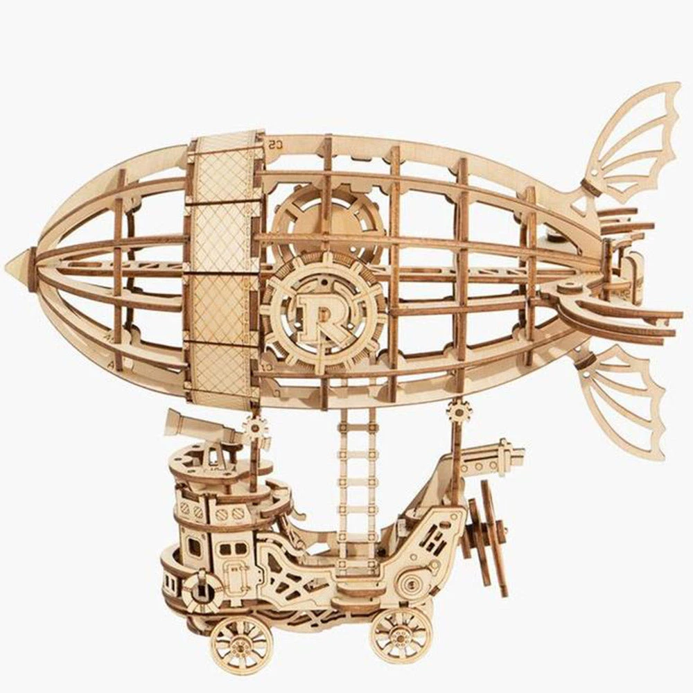 BubblesUp Office Gifts Airship Wooden Model Kit 5 BubblesUp Office Gifts Airship Wooden Model Kit