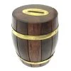 Vintage Nautical Wooden Wine Barrel Money Box - 2 Sizes!