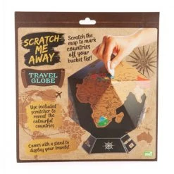 Mdi 3D World Globe Travel Scratch Map