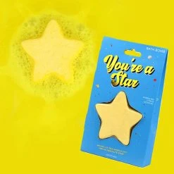 William Valentine Gifts For Sisters You're A Star Sparkling Citrus Scented Bath Bomb